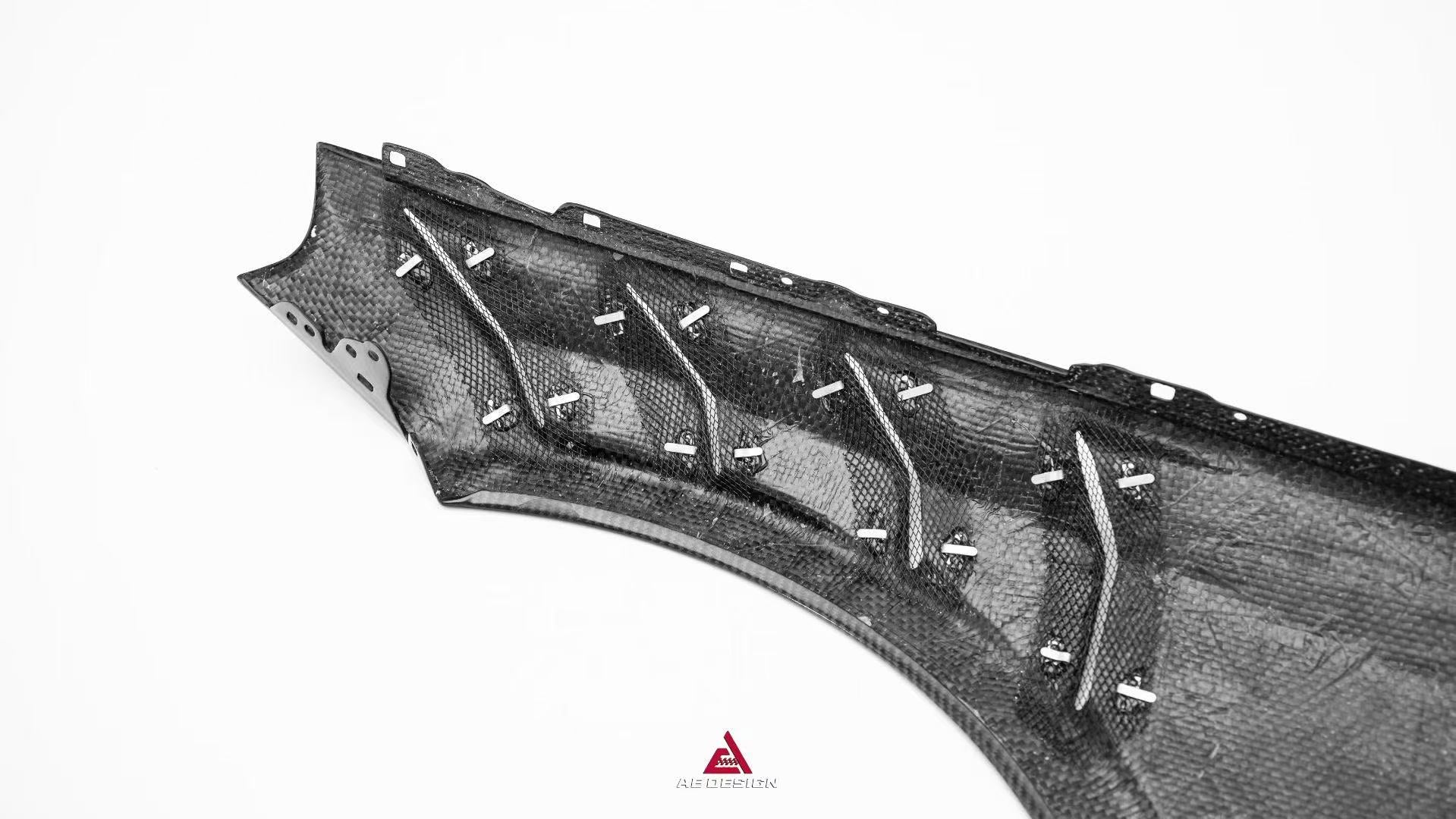 BMW 2 Series M240i 230i G42 2020-ON with Aftermarket Parts - ART Front Fenders Dry Pre-preg Carbon from ArmorExtend