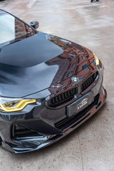 BMW 2 Series M240i 230i (With M-Package Bumper, does not fit base model) G42 2022-ON with Aftermarket Parts - AE Style Front Lip?ABS from ArmorExtend