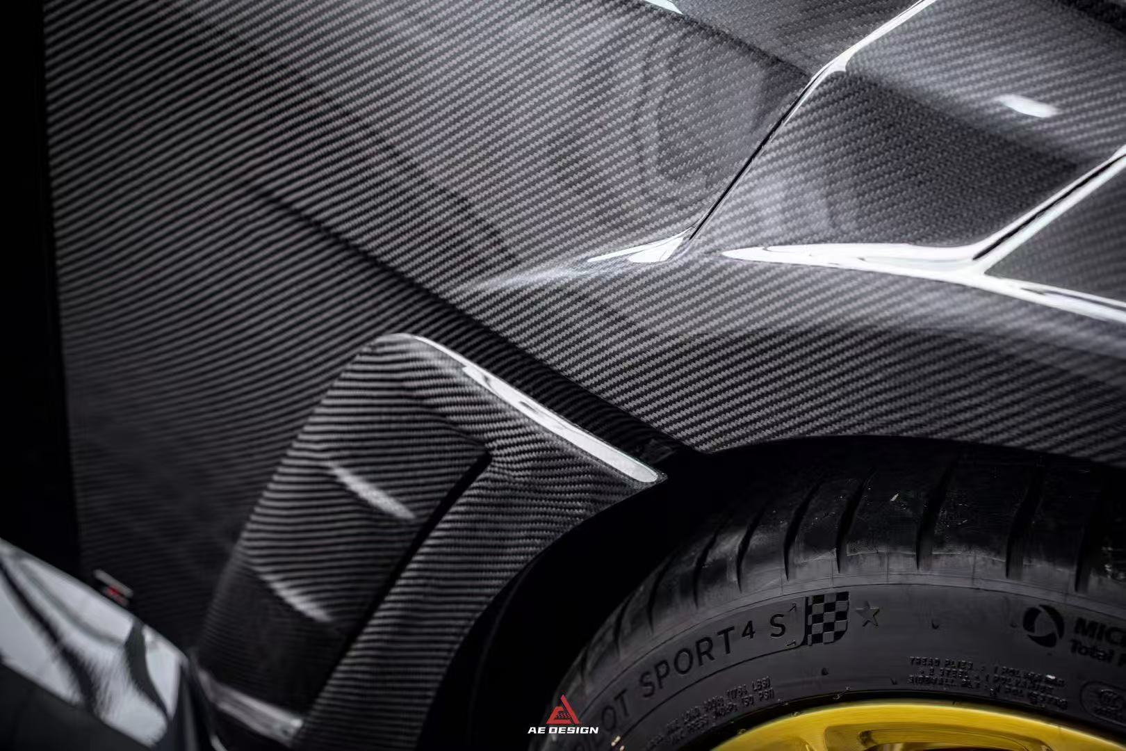 BMW 2 Series M240i 230i G42 2020-ON with Aftermarket Parts - ART Front Fenders Dry Pre-preg Carbon from ArmorExtend