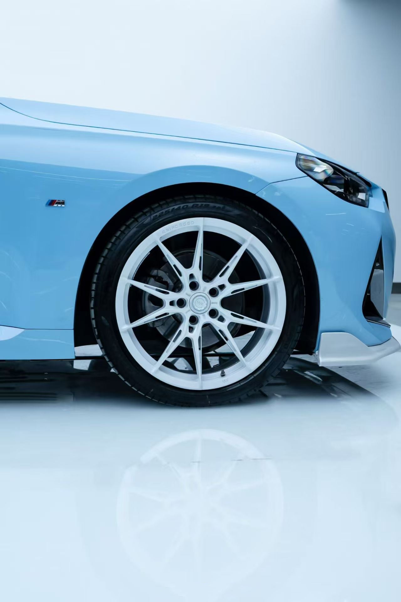 BMW 2 Series M240i 230i (With M-Package Bumper, does not fit base model) G42 2022-ON with Aftermarket Parts - AE Style Front Lip?ABS from ArmorExtend