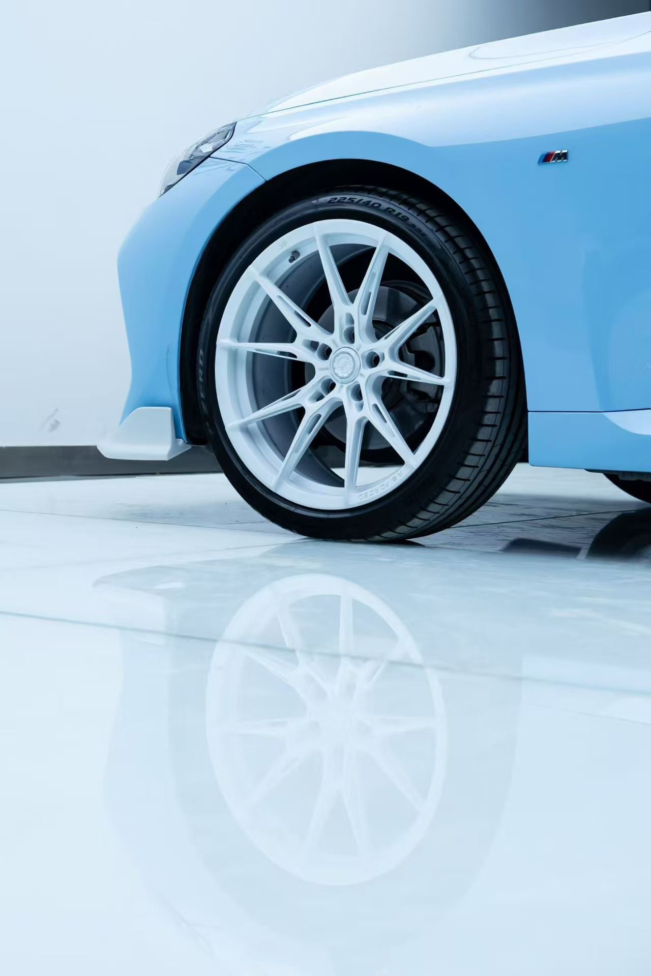 BMW 2 Series M240i 230i (With M-Package Bumper, does not fit base model) G42 2022-ON with Aftermarket Parts - AE Style Front Lip?ABS from ArmorExtend