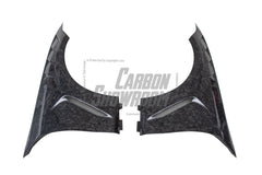 BMW 3 Series 330i M340i G20 G21 (Fits both Pre-LCI & LCI) 2019 2020 2021 2022 2023 2024 with Aftermarket Parts - AE Style Front Fenders Carbon Fiber from ArmorExtend