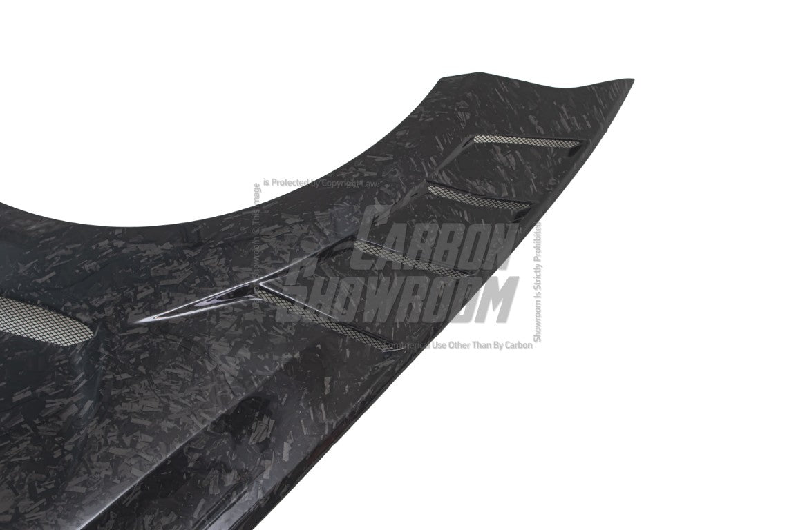 BMW 3 Series 330i M340i G20 G21 (Fits both Pre-LCI & LCI) 2019 2020 2021 2022 2023 2024 with Aftermarket Parts - AE Style Front Fenders Carbon Fiber from ArmorExtend