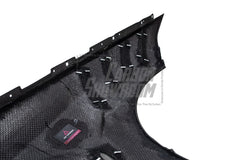 BMW 3 Series 330i M340i G20 G21 (Fits both Pre-LCI & LCI) 2019 2020 2021 2022 2023 2024 with Aftermarket Parts - AE Style Front Fenders Carbon Fiber from ArmorExtend