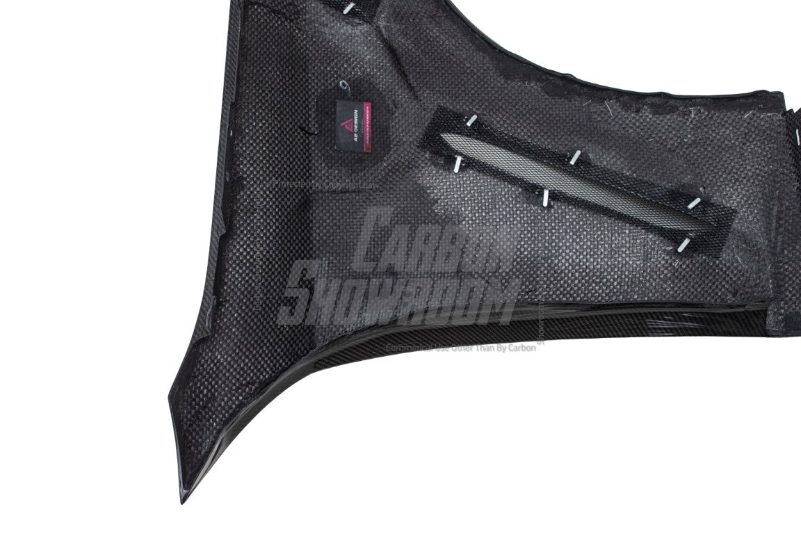 BMW 3 Series 330i M340i G20 G21 (Fits both Pre-LCI & LCI) 2019 2020 2021 2022 2023 2024 with Aftermarket Parts - AE Style Front Fenders Carbon Fiber from ArmorExtend