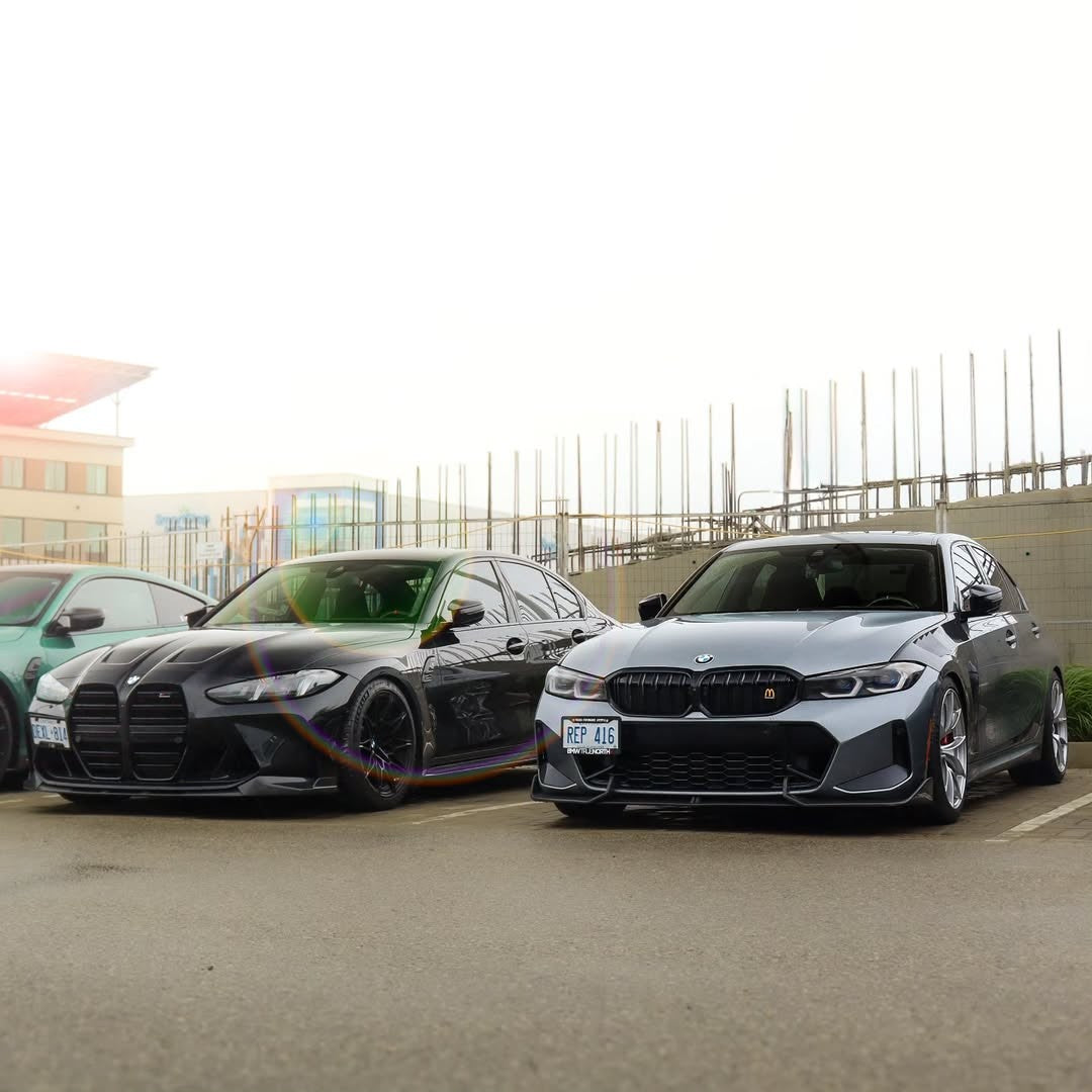 BMW 3 Series 330i M340i G20 G21 (Fits both Pre-LCI & LCI) 2019 2020 2021 2022 2023 2024 with Aftermarket Parts - AE Style Front Fenders Carbon Fiber from ArmorExtend