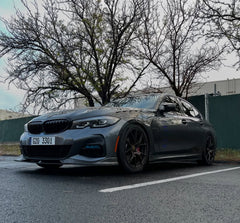 BMW 3 Series 330i M340i G20 G21 (Fits both Pre-LCI & LCI) 2019 2020 2021 2022 2023 2024 with Aftermarket Parts - AE Style Front Fenders Carbon Fiber from ArmorExtend