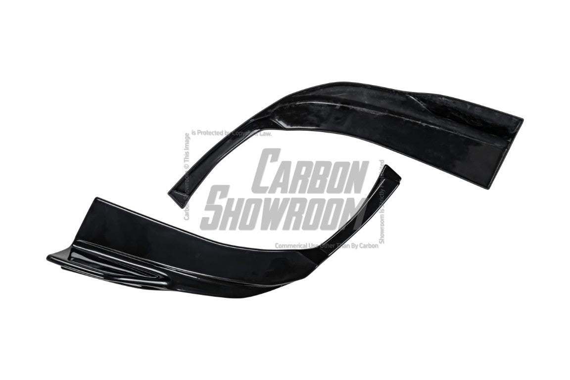 BMW 3 Series 330i (With M-Package Bumper, does not fit base model) M340i G20 G21 LCI 2023 2024 with Aftermarket Parts - Plustic Style Rear Diffuser & Canards ABS from ArmorExtend