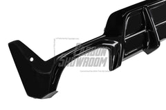 BMW 3 Series 330i (With M-Package Bumper, does not fit base model) M340i G20 G21 LCI 2023 2024 with Aftermarket Parts - Plustic Style Rear Diffuser & Canards ABS from ArmorExtend