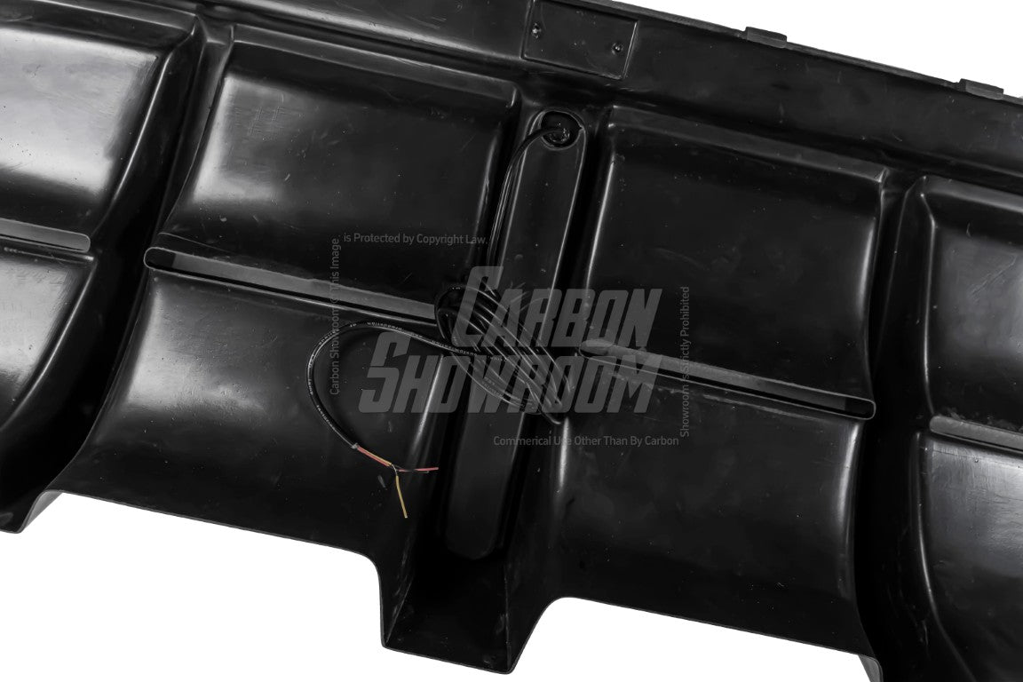 BMW 3 Series 330i (With M-Package Bumper, does not fit base model) M340i G20 G21 LCI 2023 2024 with Aftermarket Parts - Plustic Style Rear Diffuser & Canards ABS from ArmorExtend