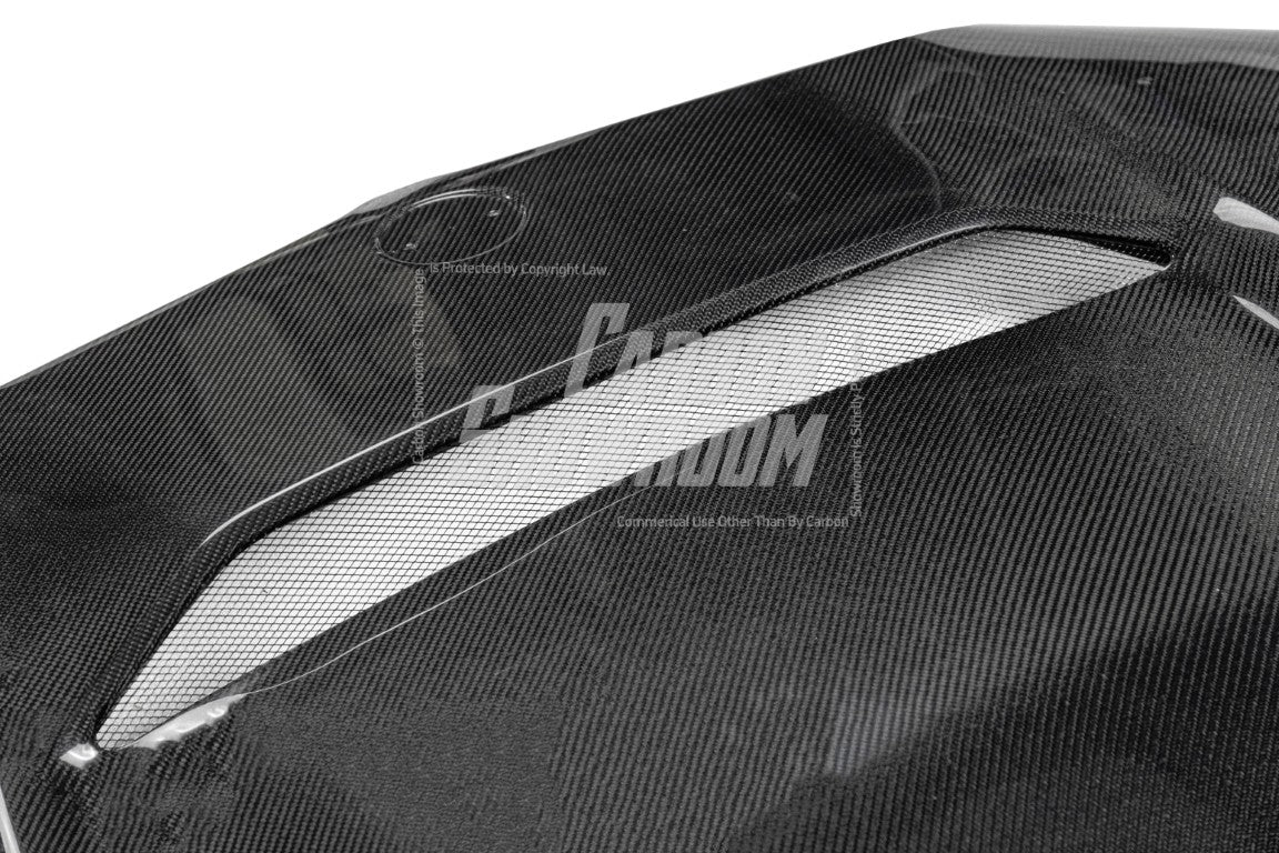 BMW 3 Series M340i 330i G20 G21 (Fits Both Pre-LCI & LCI) 2019-ON with Aftermarket Parts - Vented Hood Bonnet Carbon Fiber from ArmorExtend