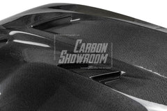 BMW 3 Series M340i 330i G20 G21 (Fits Both Pre-LCI & LCI) 2019-ON with Aftermarket Parts - Vented Hood Bonnet Carbon Fiber from ArmorExtend