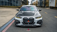 BMW 4 Series M440 430 G22 G23 2020-ON & 4 Series M440 430 G26 2022-ON with Aftermarket Parts - ART Hood Bonnet Dry Pre-preg Carbon Fiber from ArmorExtend