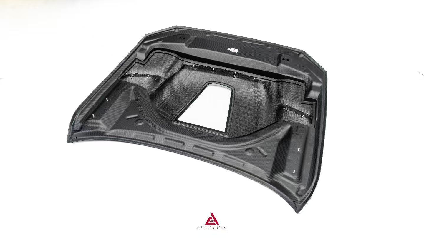 BMW 4 Series M440 430 G22 G23 2020-ON & 4 Series M440 430 G26 2022-ON with Aftermarket Parts - ART Hood Bonnet Dry Pre-preg Carbon Fiber from ArmorExtend