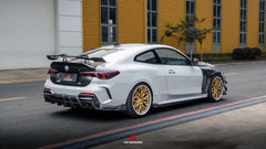 BMW 4 Series M440 430 G22 G23 2020-ON with Aftermarket Parts - ART Rear Diffuser & Canards Dry Pre-preg Carbon Fiber from ArmorExtend