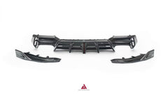 BMW 4 Series M440 430 G22 G23 2020-ON with Aftermarket Parts - ART Rear Diffuser & Canards Dry Pre-preg Carbon Fiber from ArmorExtend