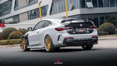 BMW 4 Series M440 430 G22 G23 2020-ON with Aftermarket Parts - ART Rear Diffuser & Canards Dry Pre-preg Carbon Fiber from ArmorExtend