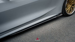 BMW 4 Series M440 430 G22 G23 2020-ON with Aftermarket Parts - ART Side Skirts Dry Pre-preg Carbon Fiber from ArmorExtend