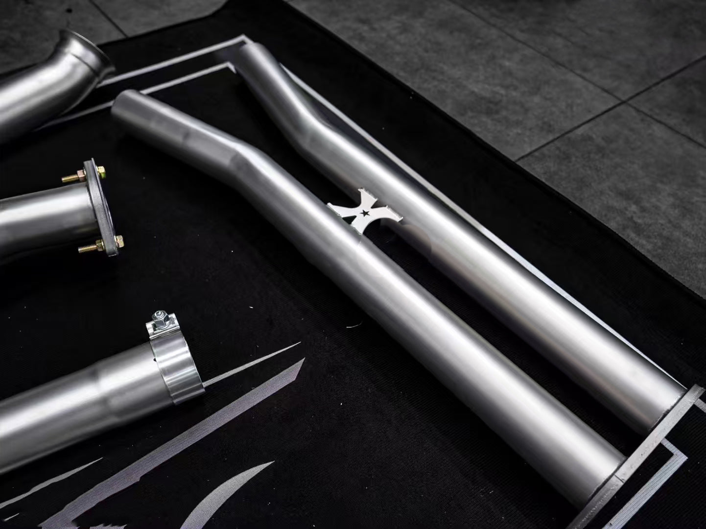 BMW 5 Series 540i G30 G31 (Fits Both Pre-LCI & LCI) 2017-ON (3.0T) with Aftermarket Parts - Catback Exhaust with Valve?Quadtips Stainless Steel / Titanium?from?ArmorExtend