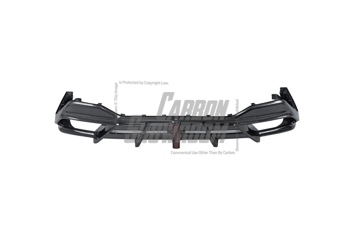 BMW 8 Series M850i 840i (With M-Package Bumper) G14 G15 G16 2018 2019 2020 2021 2022 2023 2024 with Aftermarket Parts - AE Style?Front Canards Carbon Fiber from?ArmorExtend 