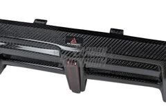 BMW 8 Series M850i 840i (With M-Package Bumper) G14 G15 G16 2018 2019 2020 2021 2022 2023 2024 with Aftermarket Parts - AE Style?Front Canards Carbon Fiber from?ArmorExtend 