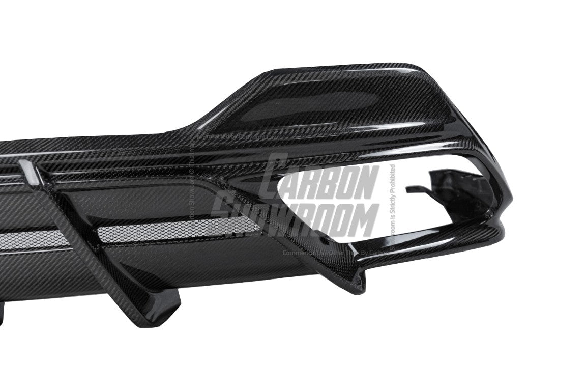 BMW 8 Series M850i 840i (With M-Package Bumper) G14 G15 G16 2018 2019 2020 2021 2022 2023 2024 with Aftermarket Parts - AE Style?Front Canards Carbon Fiber from?ArmorExtend 