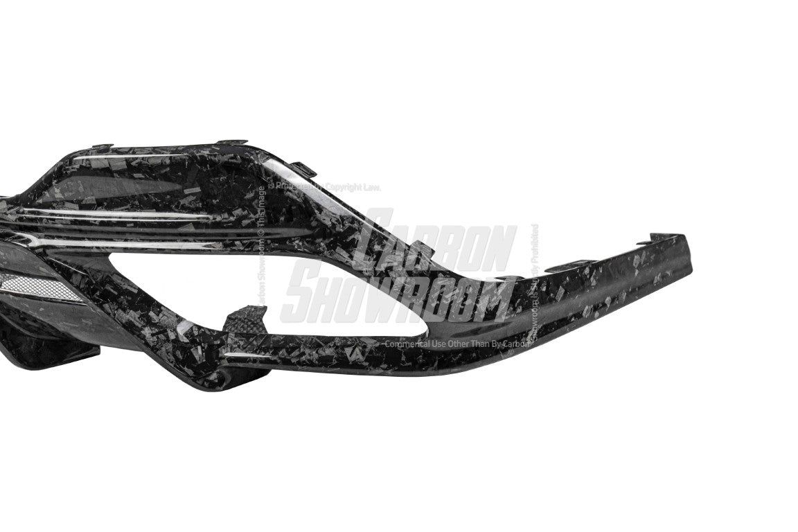 BMW 8 Series M850i 840i (With M-Package Bumper) G14 G15 G16 2018 2019 2020 2021 2022 2023 2024 with Aftermarket Parts - AE Style?Front Canards Carbon Fiber from?ArmorExtend 