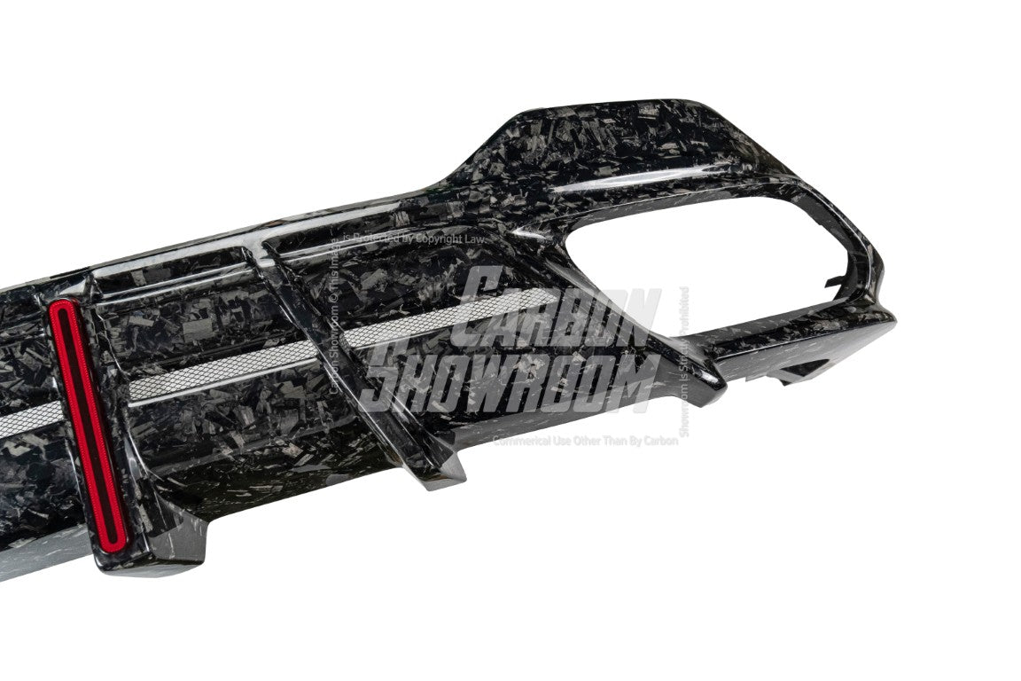 BMW 8 Series M850i 840i (With M-Package Bumper) G14 G15 G16 2018 2019 2020 2021 2022 2023 2024 with Aftermarket Parts - AE Style?Front Canards Carbon Fiber from?ArmorExtend 