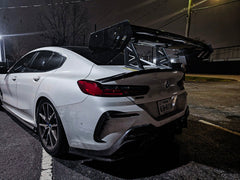 BMW 8 Series M850i 840i (With M-Package Bumper) G14 G15 G16 2018 2019 2020 2021 2022 2023 2024 with Aftermarket Parts - AE Style Front Canards Carbon Fiber from ArmorExtend 