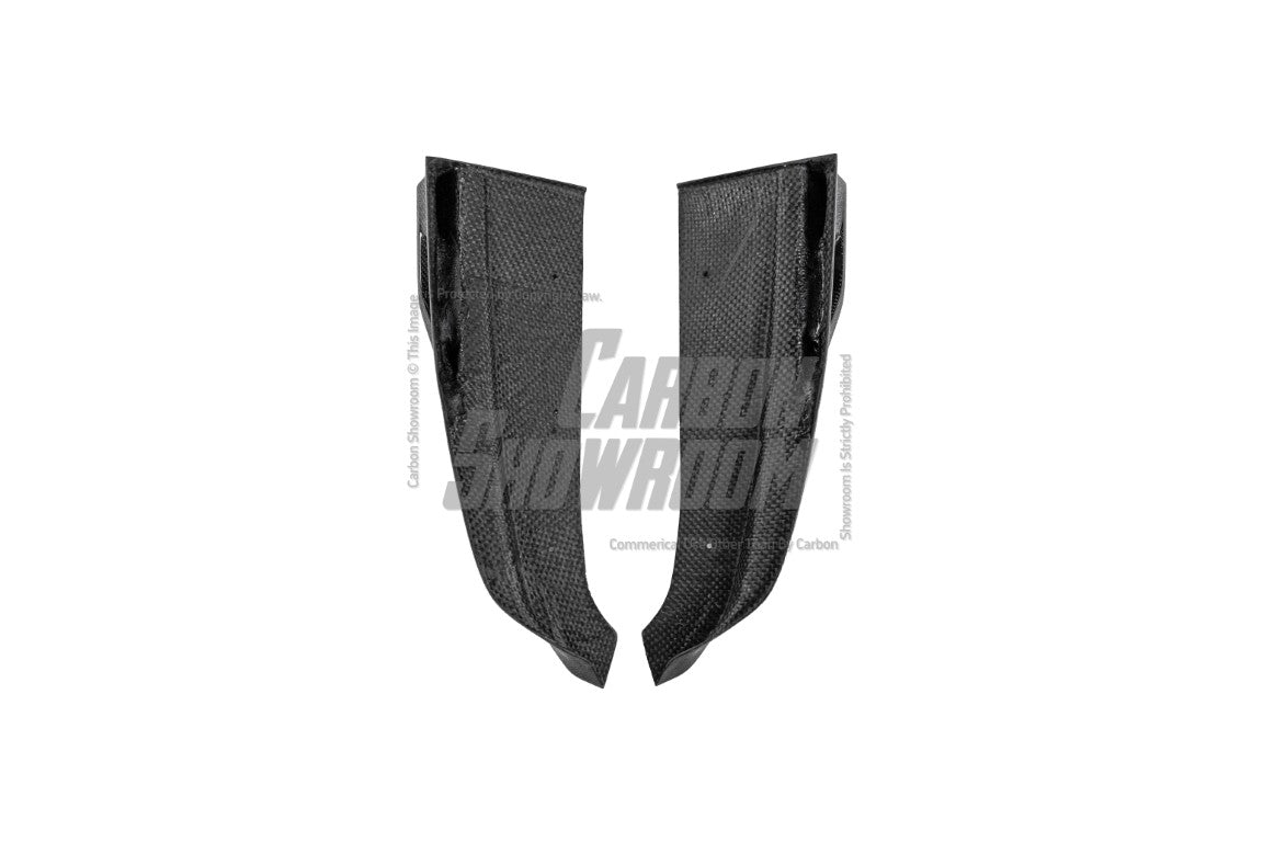 BMW 3 Series 330i (With M-Package Bumper, does not fit base model) M340i LCI G20 G21 2023 2024 with Aftermarket Parts - AE V1 Style Rear Diffuser & Canards Carbon Fiber from ArmorExtend