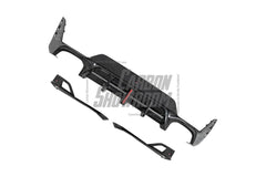 BMW 3 Series 330i (With M-Package Bumper, does not fit base model) M340i LCI G20 G21 2023 2024 with Aftermarket Parts - AE V1 Style Rear Diffuser & Canards Carbon Fiber from ArmorExtend