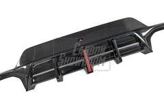 BMW 3 Series 330i (With M-Package Bumper, does not fit base model) M340i LCI G20 G21 2023 2024 with Aftermarket Parts - AE V1 Style Rear Diffuser & Canards Carbon Fiber from ArmorExtend