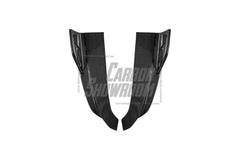 BMW 3 Series 330i (With M-Package Bumper, does not fit base model) M340i LCI G20 G21 2023 2024 with Aftermarket Parts - AE V1 Style Rear Diffuser & Canards Carbon Fiber from ArmorExtend