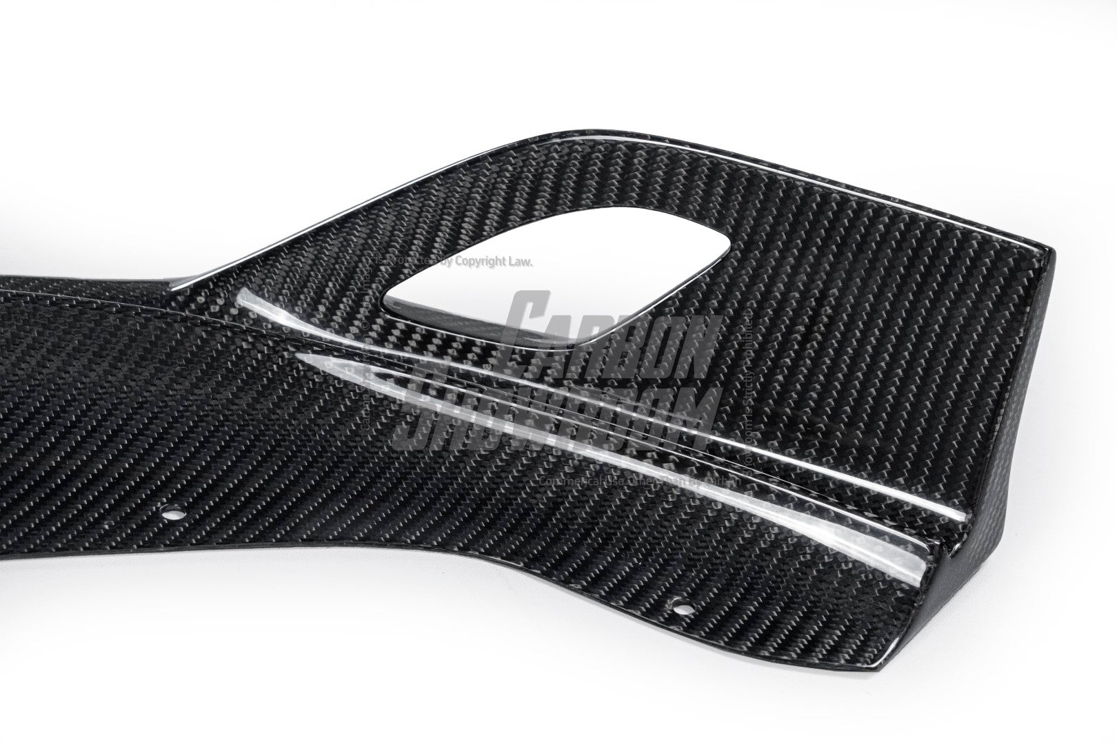 BMW 5 Series M550i 540i (With M-Package Bumper) G30 G31 LCI 2021 2022 2023 2024 with Aftermarket Parts - AE Style Front Lip Carbon Fiber from ArmorExtend