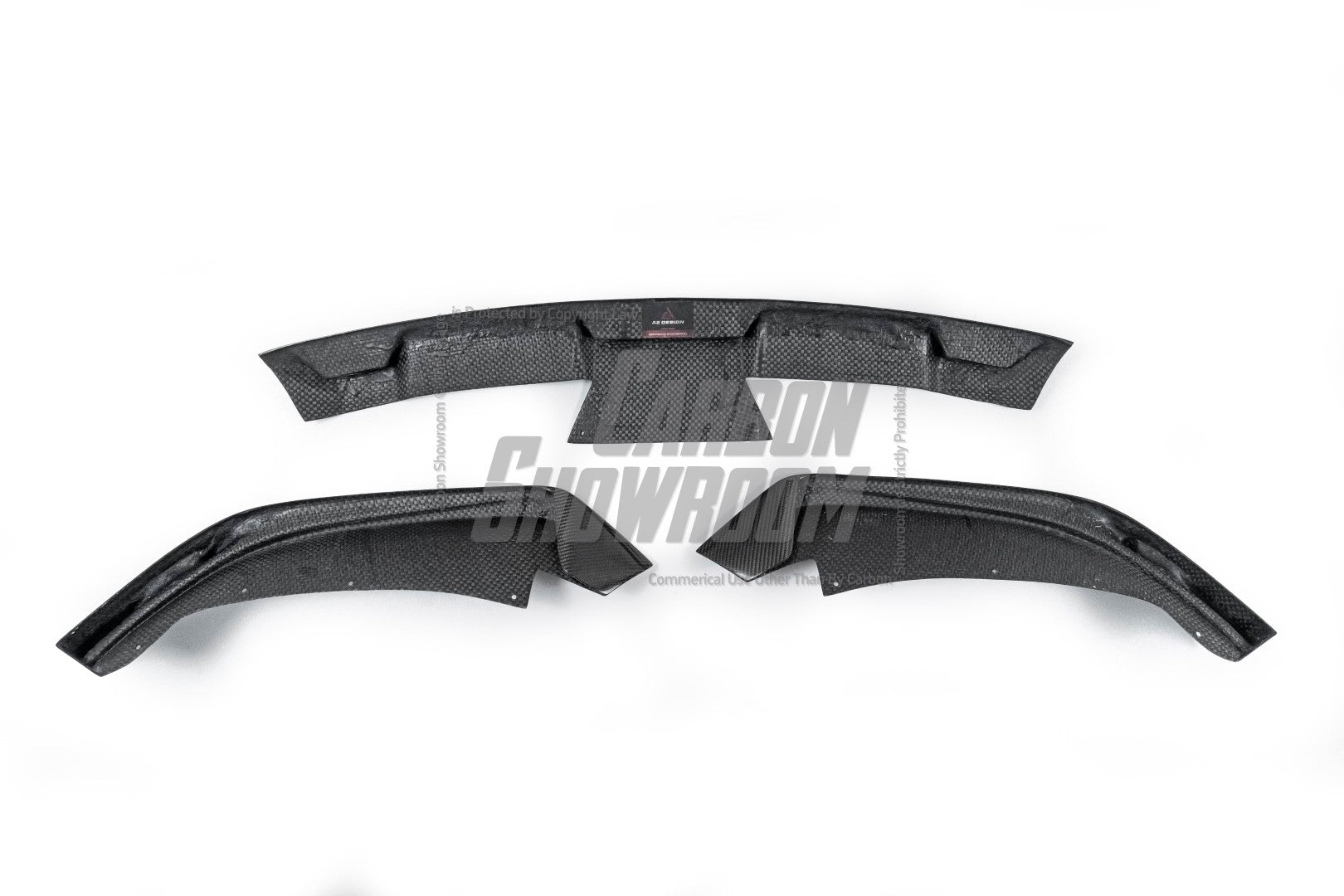 BMW 5 Series M550i 540i (With M-Package Bumper) G30 G31 LCI 2021 2022 2023 2024 with Aftermarket Parts - AE Style Front Lip Carbon Fiber from ArmorExtend