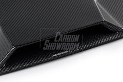 BMW 5 Series M550i 540i (With M-Package Bumper) G30 G31 LCI 2021 2022 2023 2024 with Aftermarket Parts - AE Style Front Lip Carbon Fiber from ArmorExtend
