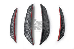 BMW 5 Series M550i 540i (With M-Package Bumper) G30 G31 LCI 2021 2022 2023 2024 with Aftermarket Parts - AE Style Front Canards Carbon Fiber from ArmorExtend