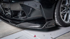 BMW M3 G80 G81 2021 2022 2023 2024 & M4 G82 G83 2021 2022 2023 2024 with Aftermarket Parts - AE V1 Style Front Lip Carbon Fiber from ArmorExtend