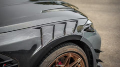 BMW M3 G80 G81 2021 2022 2023 2024 & M4 G82 G83 2021 2022 2023 2024 with Aftermarket Parts - AE Style Front Fenders Carbon Fiber from ArmorExtend