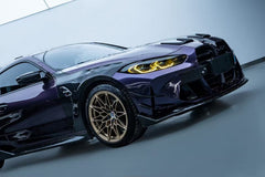 BMW M3 G80 G81 2021 2022 2023 2024 & M4 G82 G83 2021 2022 2023 2024 with Aftermarket Parts - AE Style Front Fenders Carbon Fiber from ArmorExtend