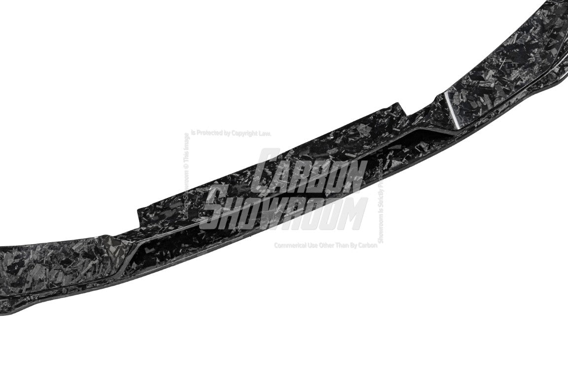 BMW M3 G80 G81 2021 2022 2023 2024 & M4 G82 G83 2021 2022 2023 2024 with Aftermarket Parts - AE V1 Style Front Lip Carbon Fiber from ArmorExtend