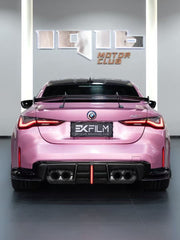 Your BMW M4 G82 2021 2022 2023 2024 & 4 Series G22 430i M440i 2020 2021 2022 2023 2024 with Aftermarket Parts - ART V2 Style Fiber Rear Wing Carbon Fiber from Pre-preg ArmorExtend