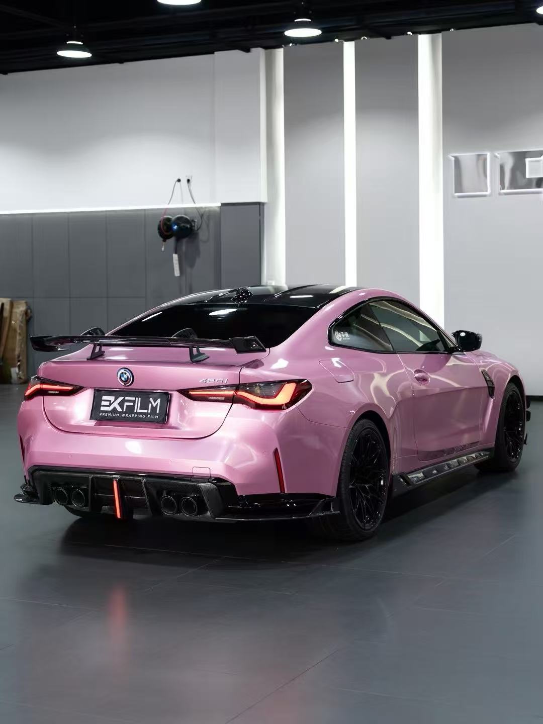 BMW M3 G80 G81 2021 2022 2023 2024 & M4 G82 G83 2021 2022 2023 2024 with Aftermarket Parts - AE Style Side Skirts Carbon Fiber from ArmorExtend