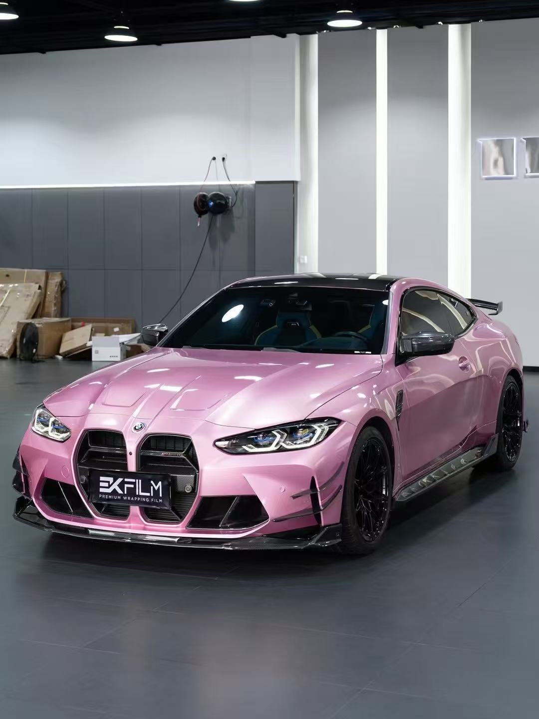 BMW M3 G80 G81 2021 2022 2023 2024 & M4 G82 G83 2021 2022 2023 2024 with Aftermarket Parts - AE Style Side Skirts Carbon Fiber?from ArmorExtend