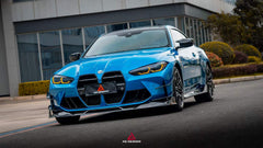 BMW M3 G80 G81 2021 2022 2023 2024 & M4 G82 G83 2021 2022 2023 2024 with Aftermarket Parts - AE V2 Style Front Canards Carbon Fiber from ArmorExtend