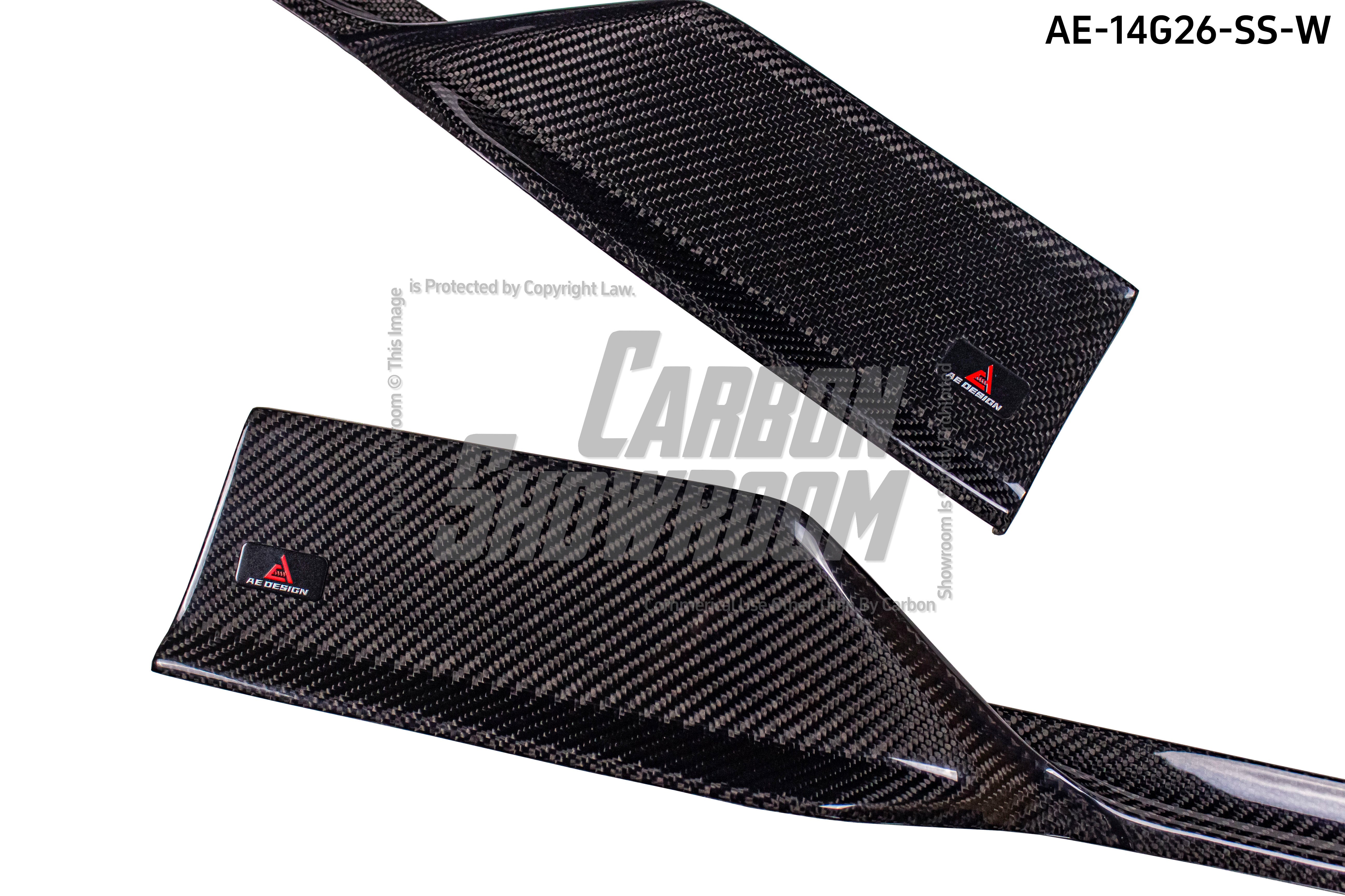 BMW I4 M50 / e Drive 40 & 4 Series Gran Coupe M440i 430i G26 2022 2023 2024 with Aftermarket Parts - AE Style Side Skirts?Carbon Fiber from ArmorExtend