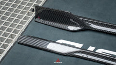 BMW I4 M50 / e Drive 40 & 4 Series Gran Coupe M440i 430i G26 2022 2023 2024 with Aftermarket Parts - AE Style Side Skirts?Carbon Fiber from ArmorExtend