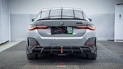 BMW I4 M50 / e Drive 40 G26 2022-ON & 4 Series Gran Coupe M440i 430i  G26 2022-ON (with M-package bumper, does not fit base model) with Aftermarket Parts - AE Style Carbon Fiber Rear Diffuser & Canards from ArmorExtend