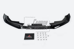 BMW I4 M50 / e Drive 40 (with M-package bumper, does not fit base model) I4 M50 / e Drive 40 & 4 Series Gran Coupe M440i 430i (with M-package bumper, does not fit base model) G26 2022 2023 2024 with Aftermarket Parts - AE Style Front Lip Carbon Fiber / ABS from ArmorExtend