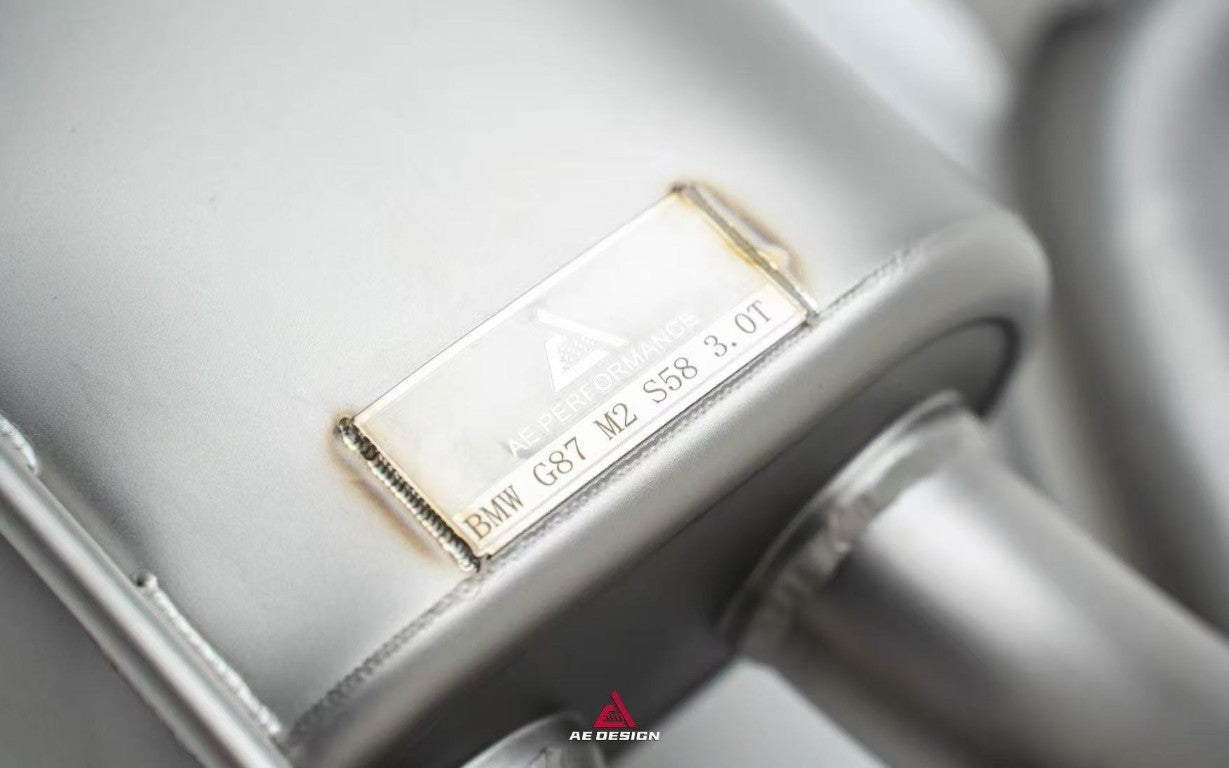 BMW M2C G87 2023-ON (3.0T) with Aftermarket Parts - Catback Exhaust with Valve Stainless Steel / Titanium from ArmorExtend